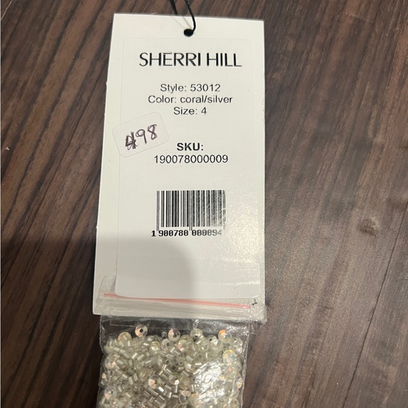 CORAL Sherri Hill Cocktail 53012 - Picture 9 of 10